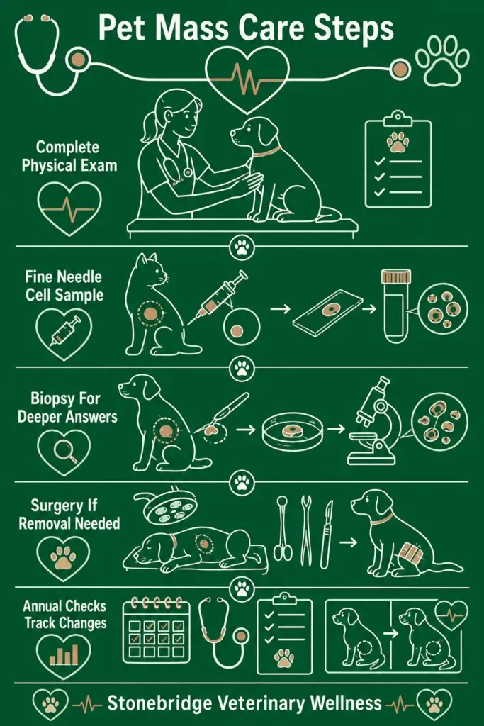 Infographic Understanding Lumps and Bumps When to Monitor and When to Act - Stonebridge Veterinary Wellness